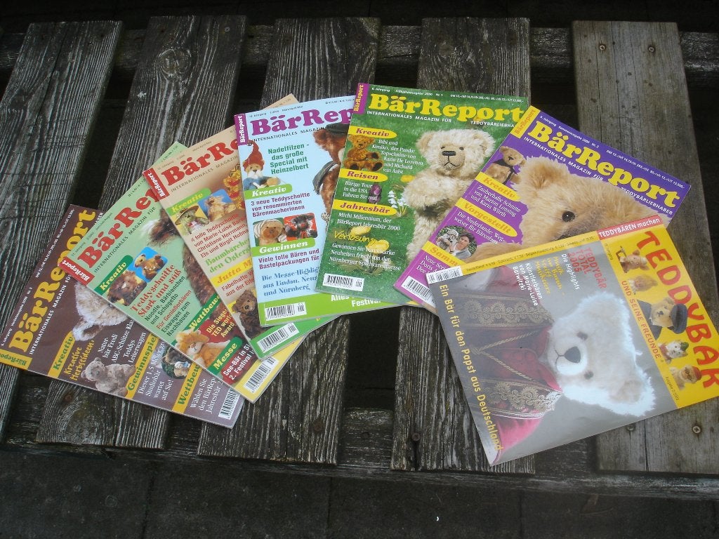 beren blad /Bär Report + 1 x Teddybär, Collections, Enlèvement, Comme neuf, Autres types, Autres marques