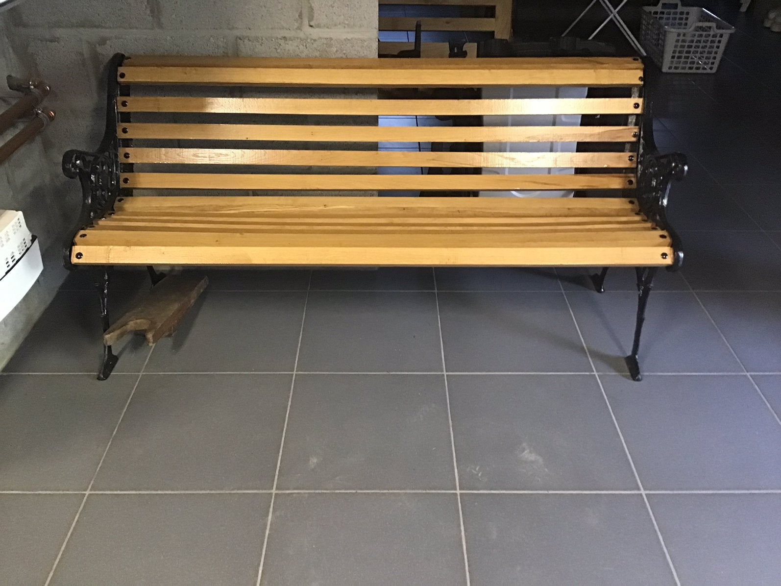 Tuinbank, Tuin en Terras, Ophalen, Zo goed als nieuw, Hout