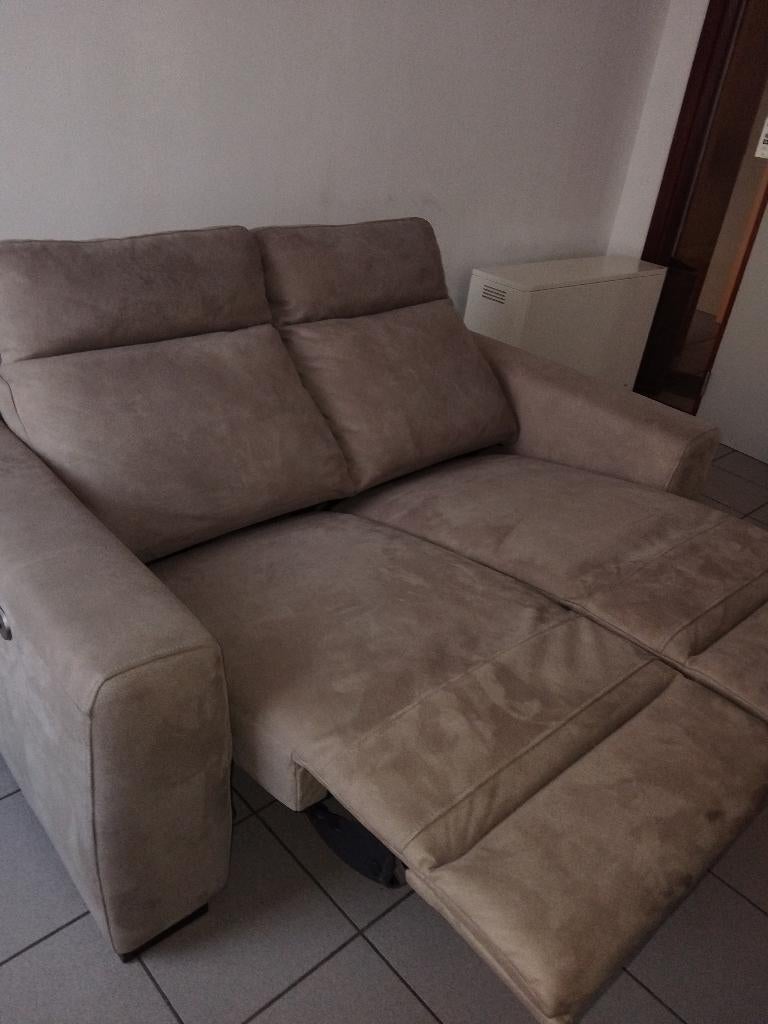 Relax zetel, Ophalen, Tweepersoons, Zo goed als nieuw, Rechte bank