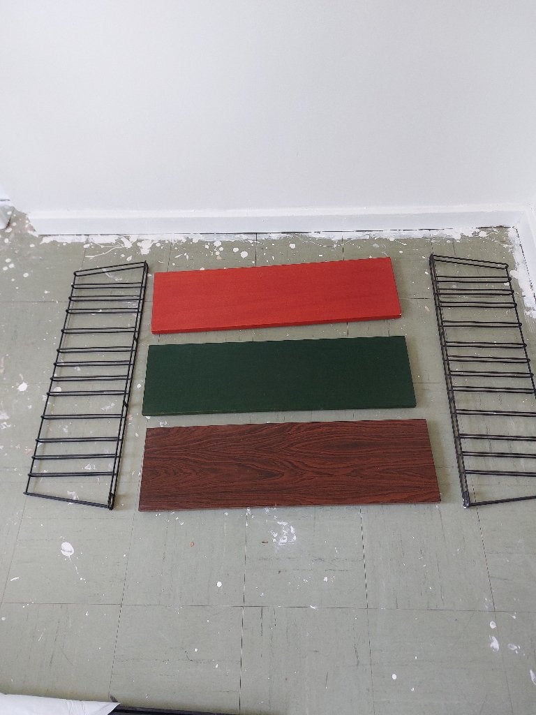 Origineel Tomado rekje met houten planken, Maison & Meubles, Accessoires pour la Maison | Étagères murales & Rayons de bibliothèque