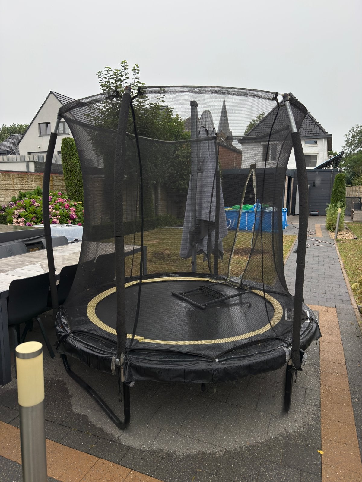 Salta trampoline 210cm (zie omschrijving), Ophalen, Gebruikt