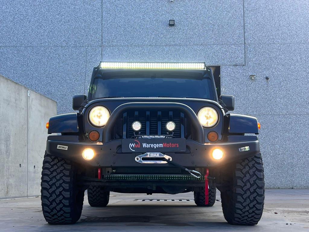JEEP WRANGLER JK Unlimted Sport Edition, Auto's, Automaat, 4 cilinders, Zwart, Leder