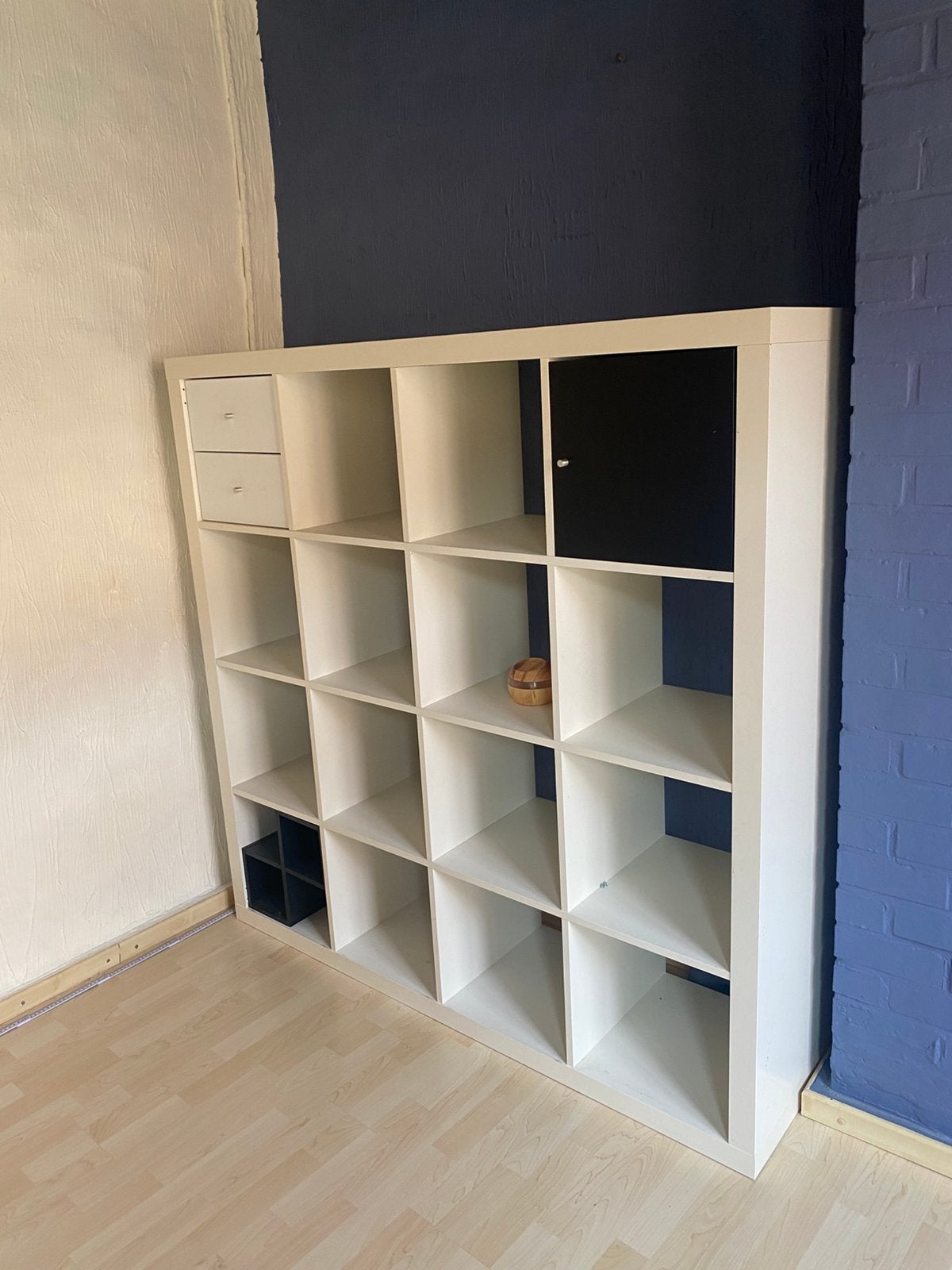Boekenkast wit, Ophalen, Met plank(en), Kunststof, Gebruikt