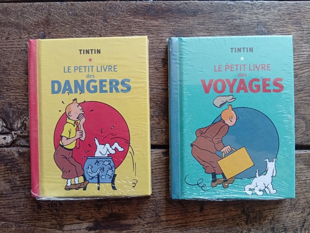 Tintin : le petit livre des dangers / des voyages., Neuf, Plusieurs BD, Enlèvement ou Envoi, Hergé.