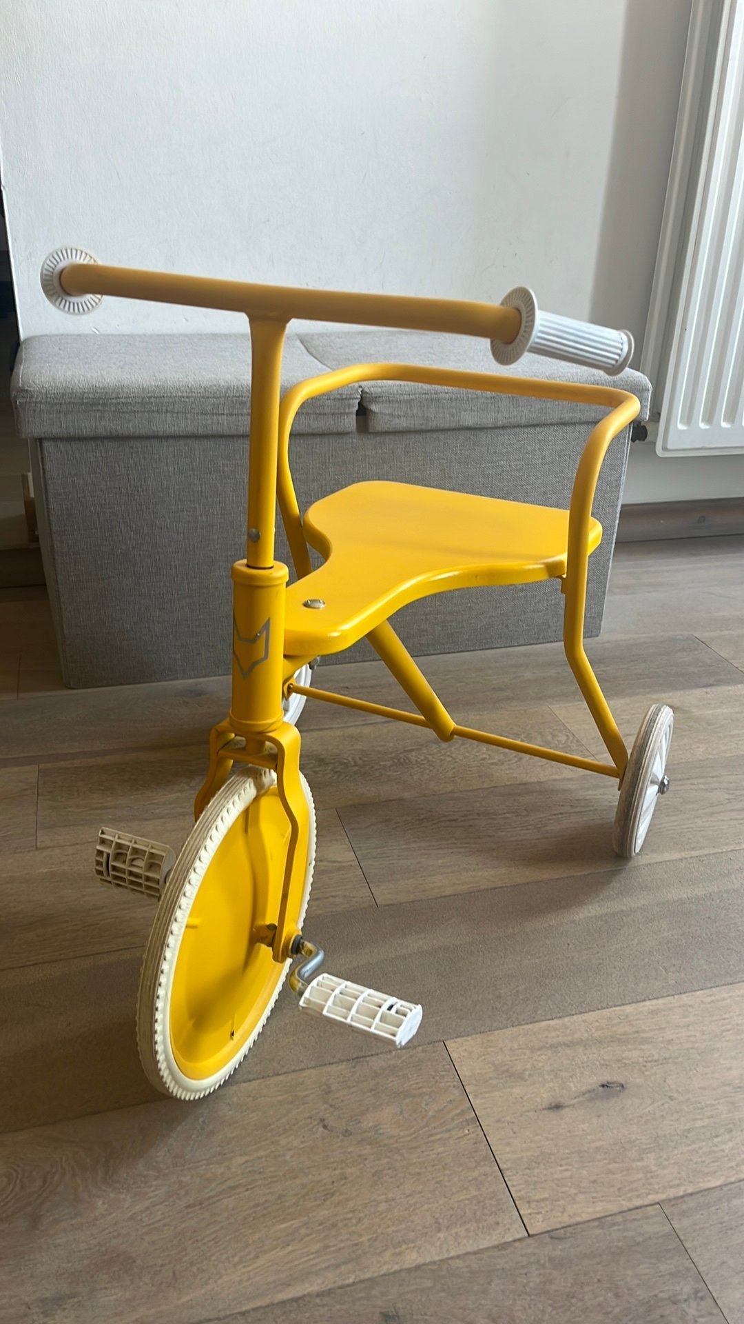 Foxrider driewieler geel, Ophalen, Gebruikt