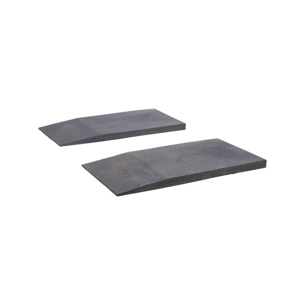 Rubberen oprijplaat set voor schaarlift 50mm 2 stuks, Auto diversen, Verzenden