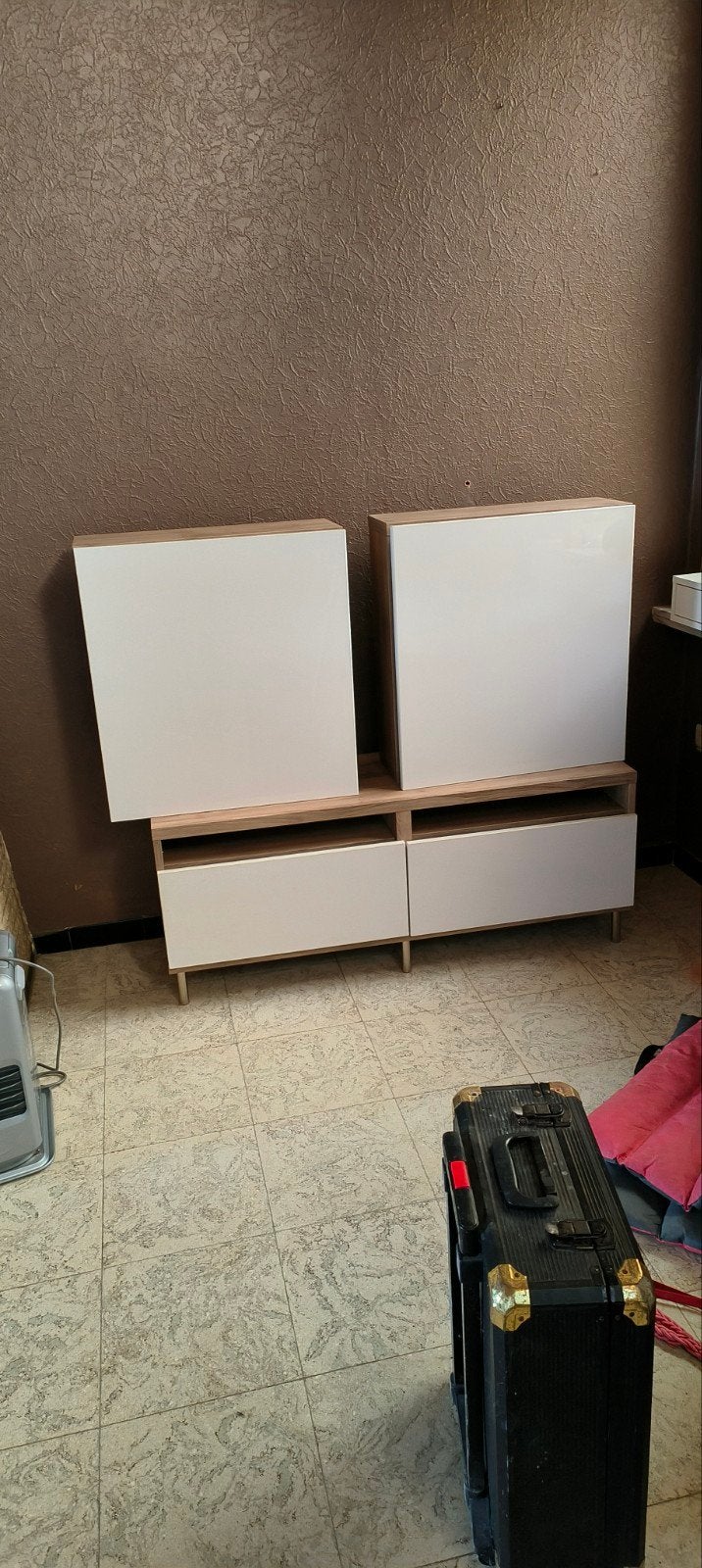 Tv meubel 120 CM en 2 boven kasten, Huis en Inrichting, Ophalen