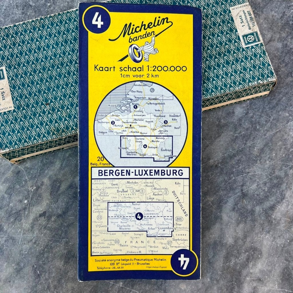 VW Classic auto routekaart Michelin 54-55, Auto diversen, Auto-accessoires, Ophalen of Verzenden