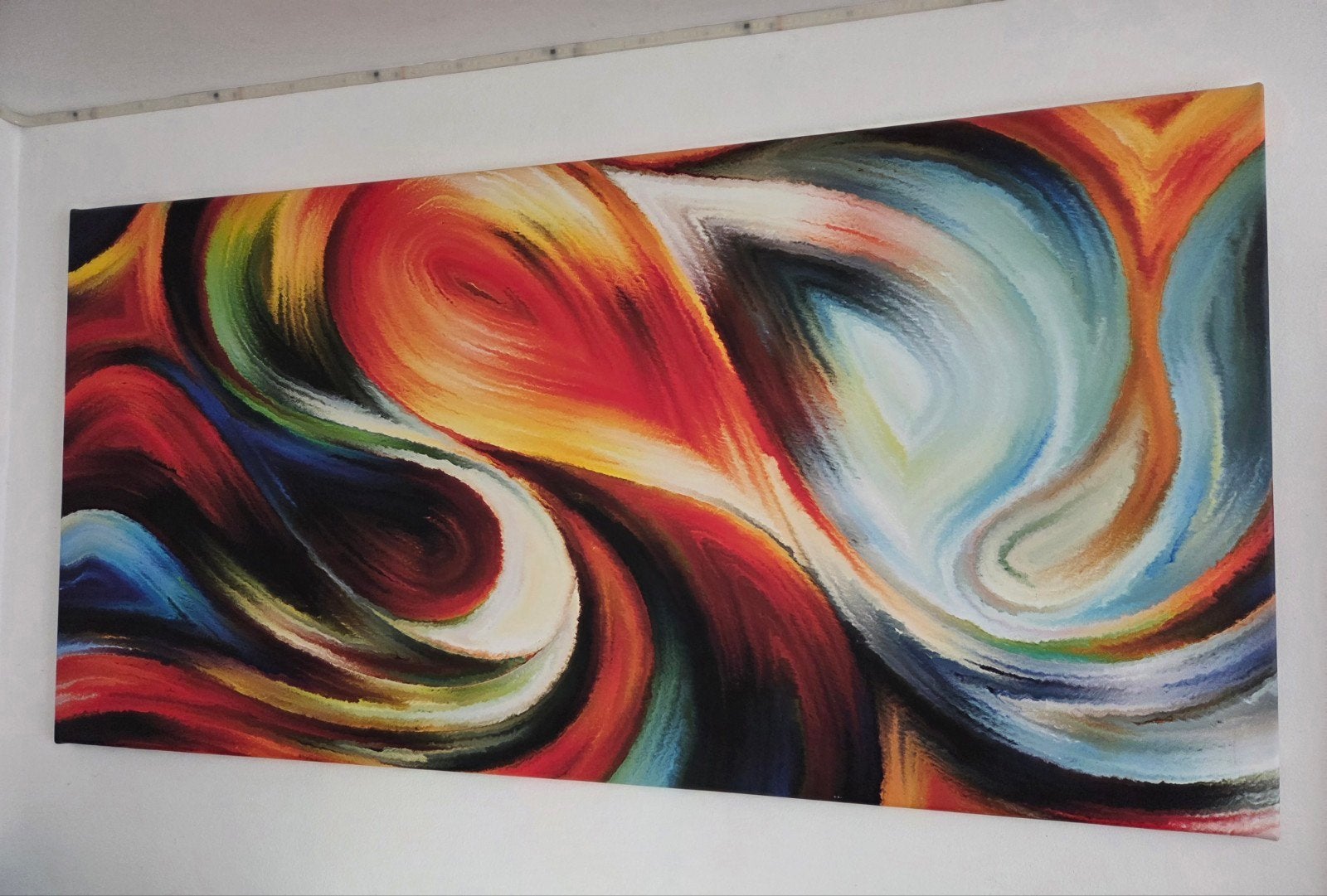 Canvas abstract, Ophalen
