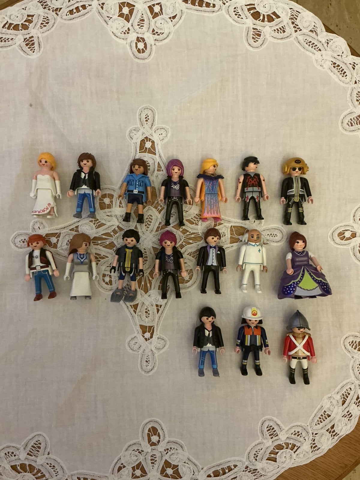 Lot de personnages PLAYMOBIL équipés d’accessoires, Enlèvement ou Envoi, Comme neuf