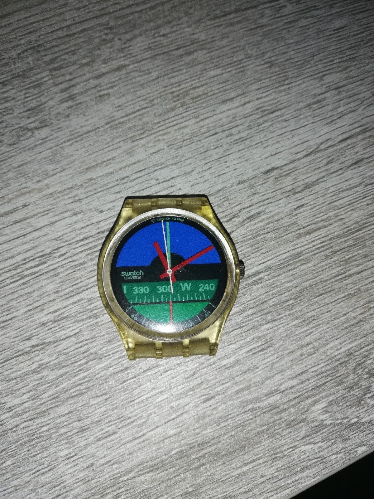 Cadran de montre de collection swatch 1986, Enlèvement, Swatch