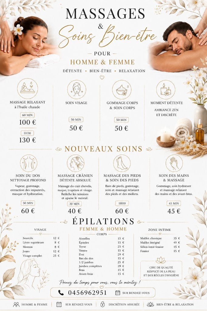 Massage & soin 🌸, Ontspanningsmassage