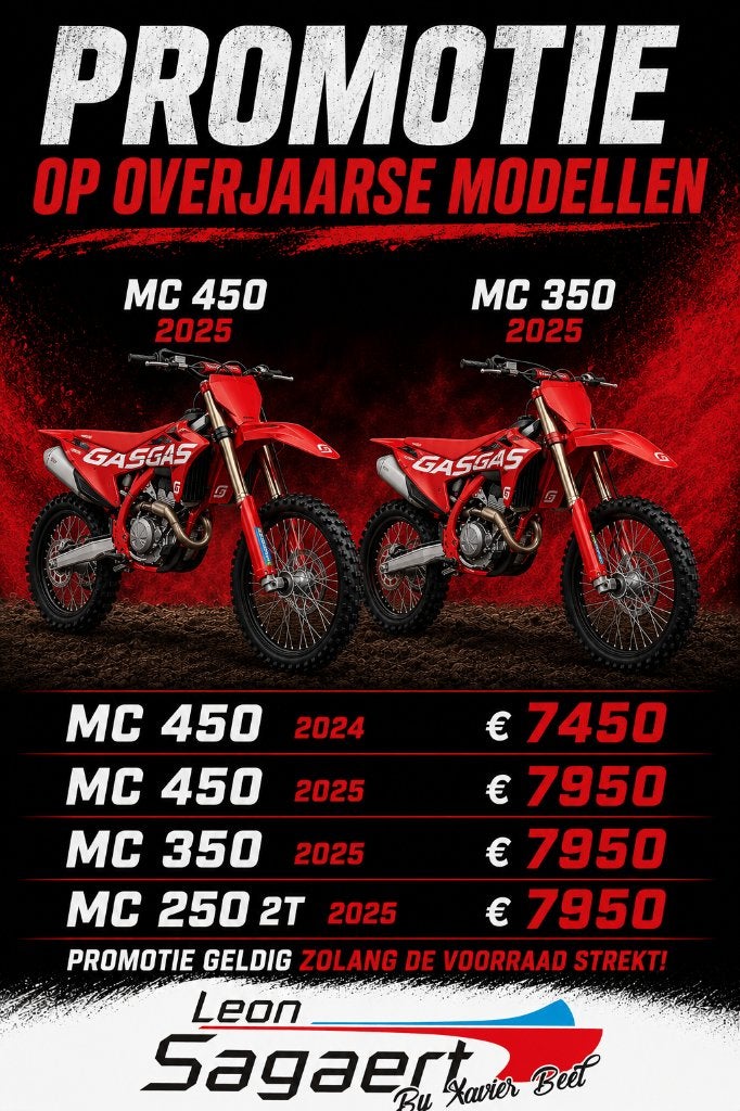 PROMOTIE HONDA CRF 450 en CRF 250 MY'26, 450 cc, Nieuw, Bedrijf, Crossmotor