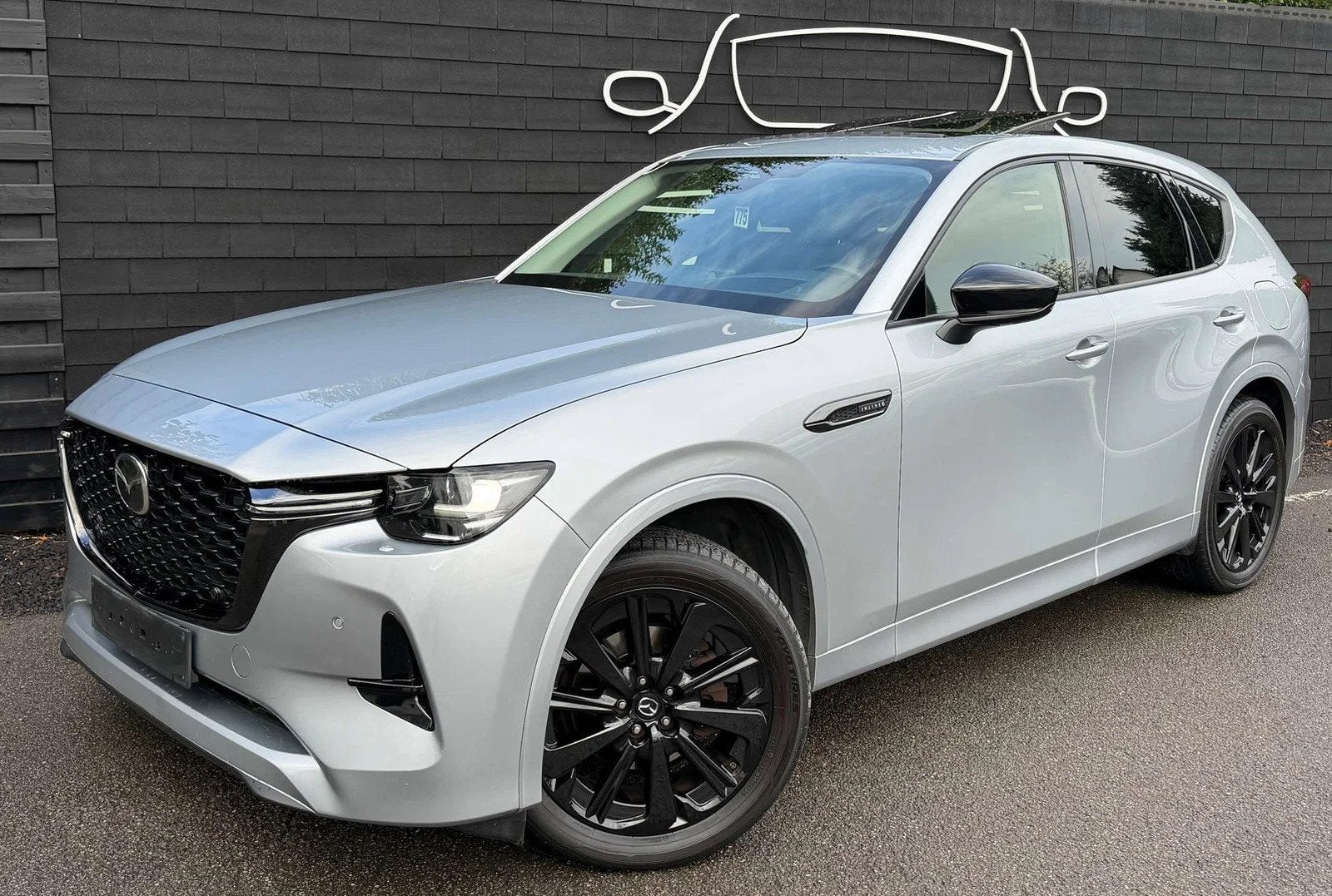 Mazda CX-60 3.3 e-Skyactiv-D 2WD CAMERA 360+TOIT OUVRANT+NAV, Autos, Cuir, Argent ou Gris, Achat, Entreprise