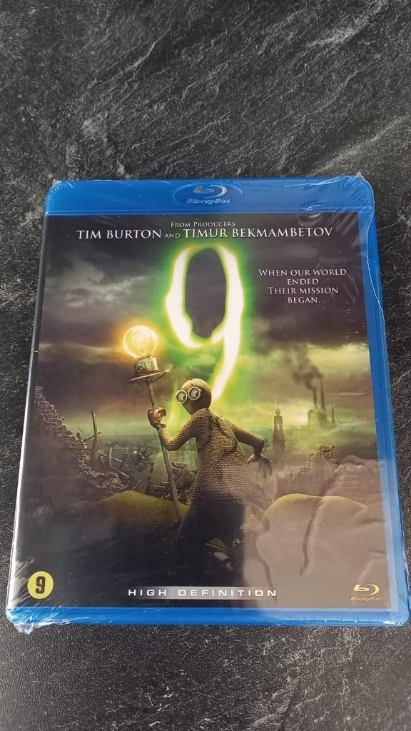 9 (Tim Burton) - Blu-ray - NIEUW IN SEAL, Cd's en Dvd's, Verzenden, Nieuw in verpakking, Tekenfilms en Animatie