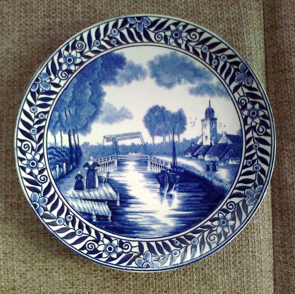 Delfts bord 20cm, Antiek en Kunst, Ophalen of Verzenden