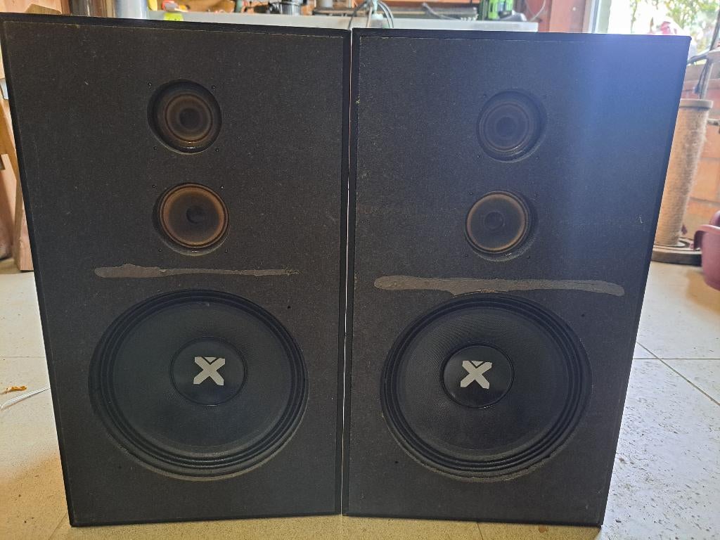 2x 3-way box AX1500, Audio, Tv en Foto, Luidsprekerboxen, Overige typen, Zo goed als nieuw, 60 tot 120 watt, Ophalen