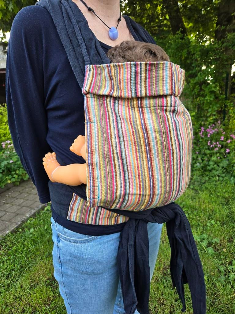 Porte-bébé physiologique BB TAI de la marque Babylonia, Enlèvement ou Envoi, Noir