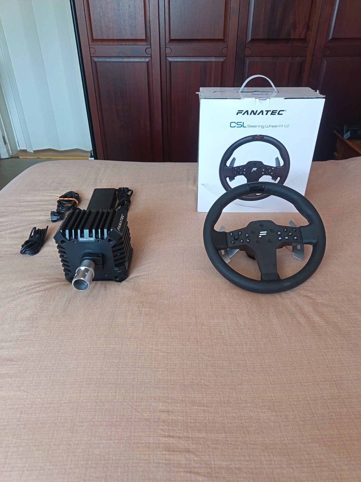 Base Fanatec CSL DD 8 Nm + Volant CSL P1 V2, Enlèvement