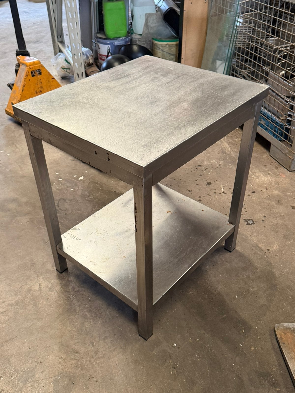 Inox werktafel 70x60, Enlèvement, Comme neuf