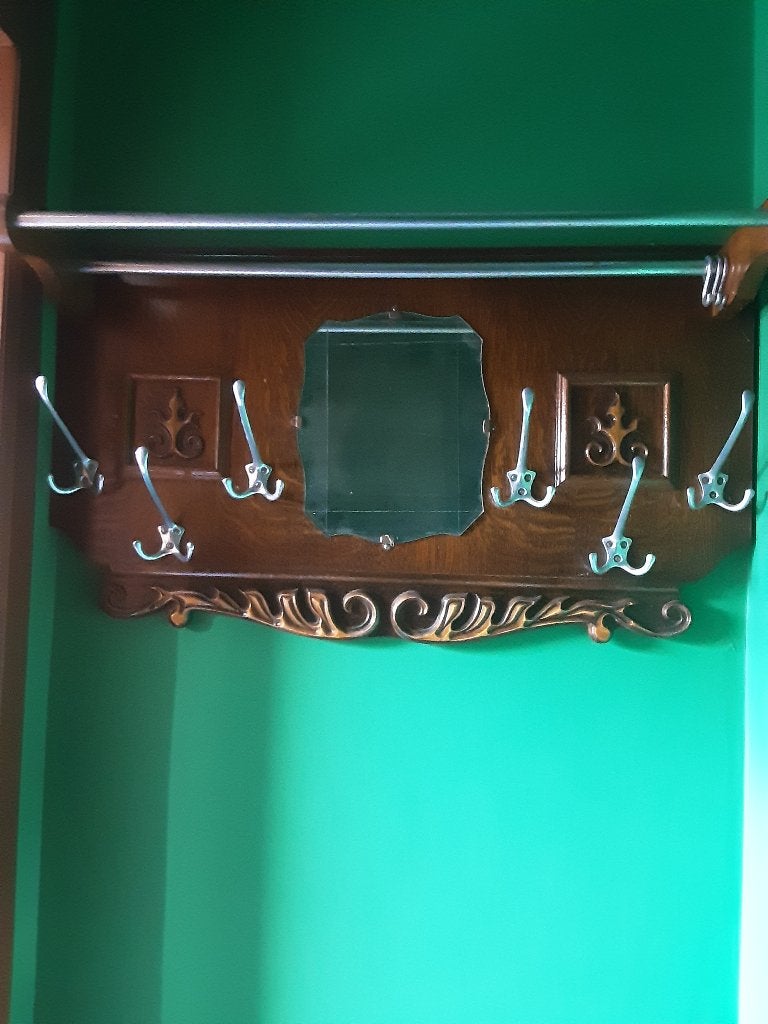 Oude kapstok, Ophalen, Gebruikt, Hout, Wandkapstok
