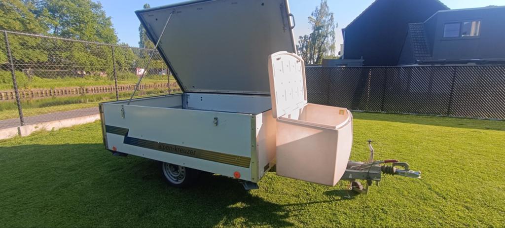CHARIOT À BAGAGES AVEC COUVERCLE RIGIDE, Caravanes & Camping, Enlèvement