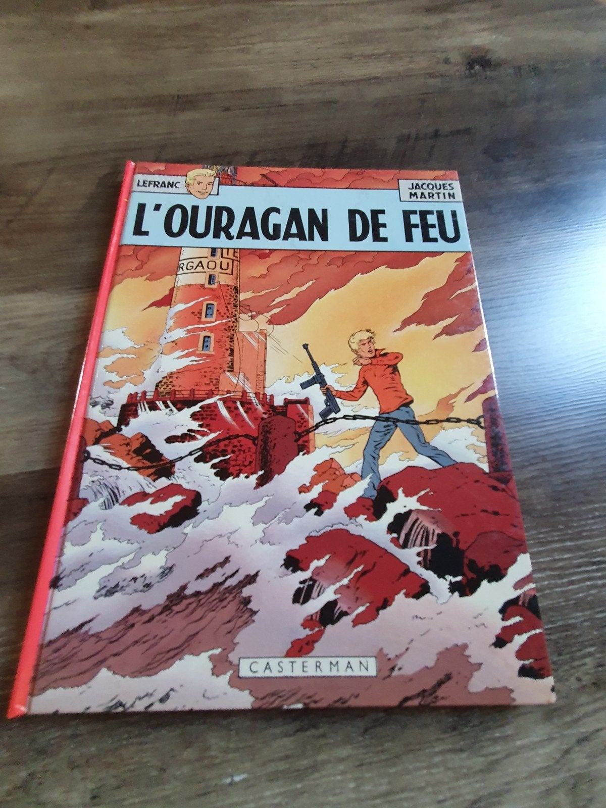 Lefranc l'ouragan de feu 1975, Livres, BD, Enlèvement ou Envoi