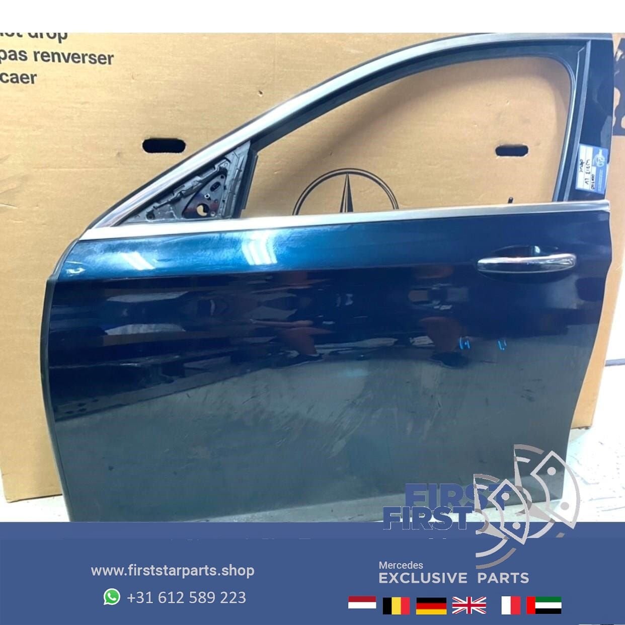 W213 deur portier compleet LINKS voor Mercedes E Klasse 2016, Utilisé, Porte, -, Enlèvement ou Envoi