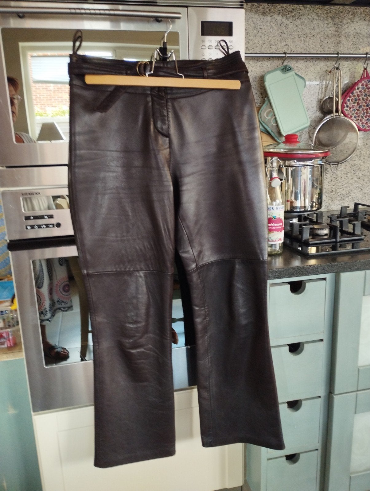 lederen broek, Enlèvement, Pantalon | cuir