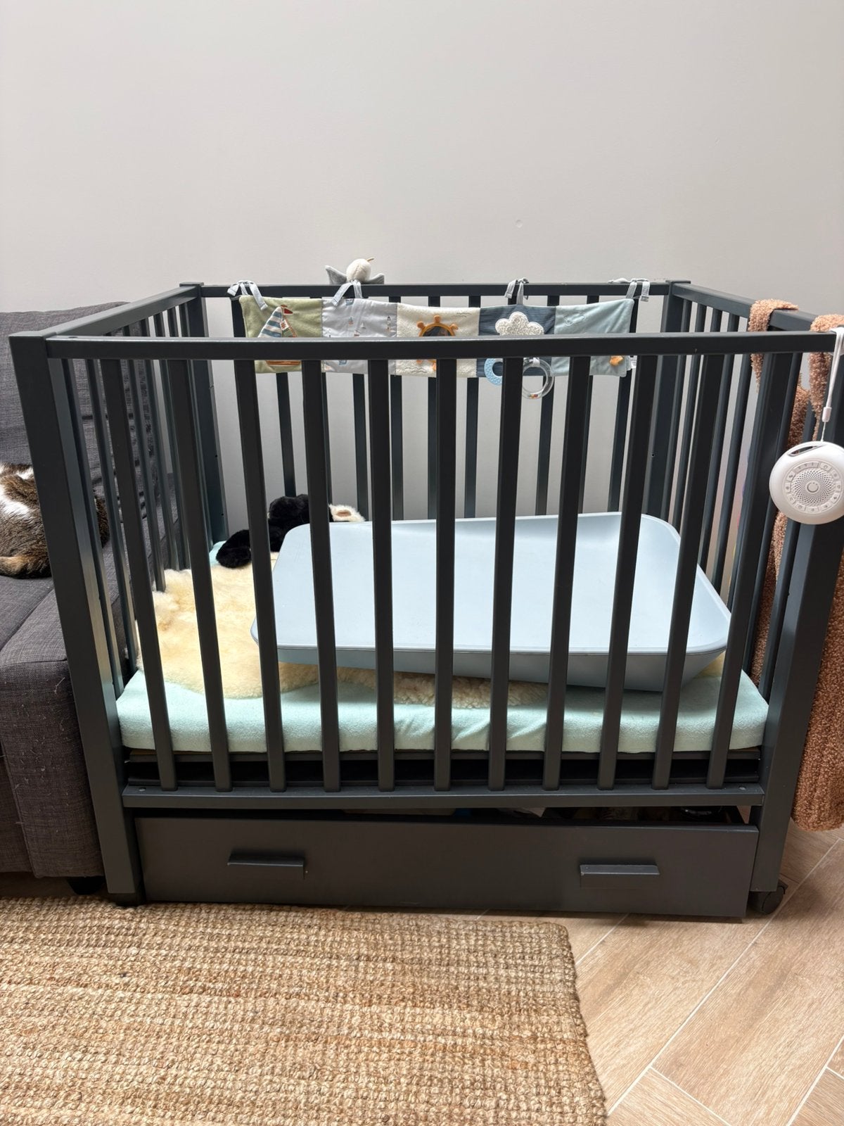 Babypark met handige opberglade en matrasje van Childhome, Kinderen en Baby's, Babyparken, Ophalen, Zo goed als nieuw, Lade
