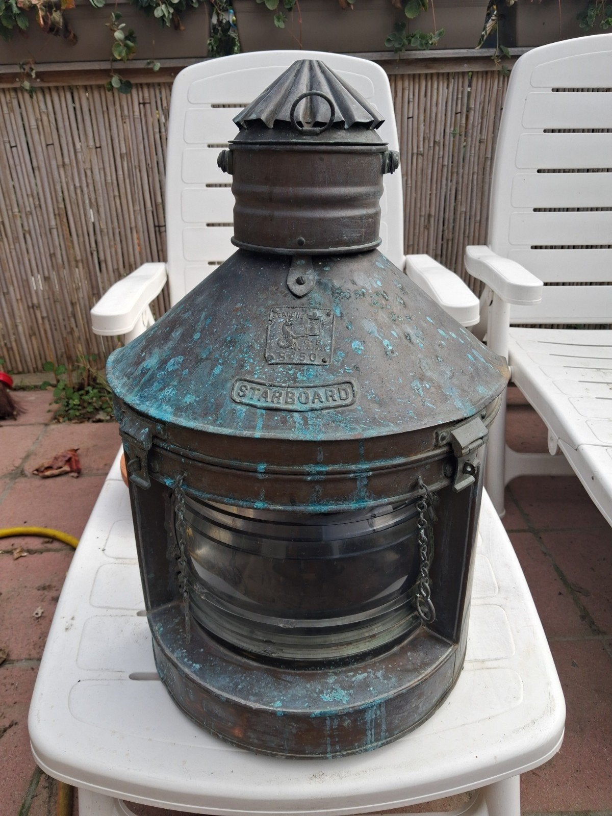 Originele scheepslantaarn STARBOARD, Verzamelen, Ophalen