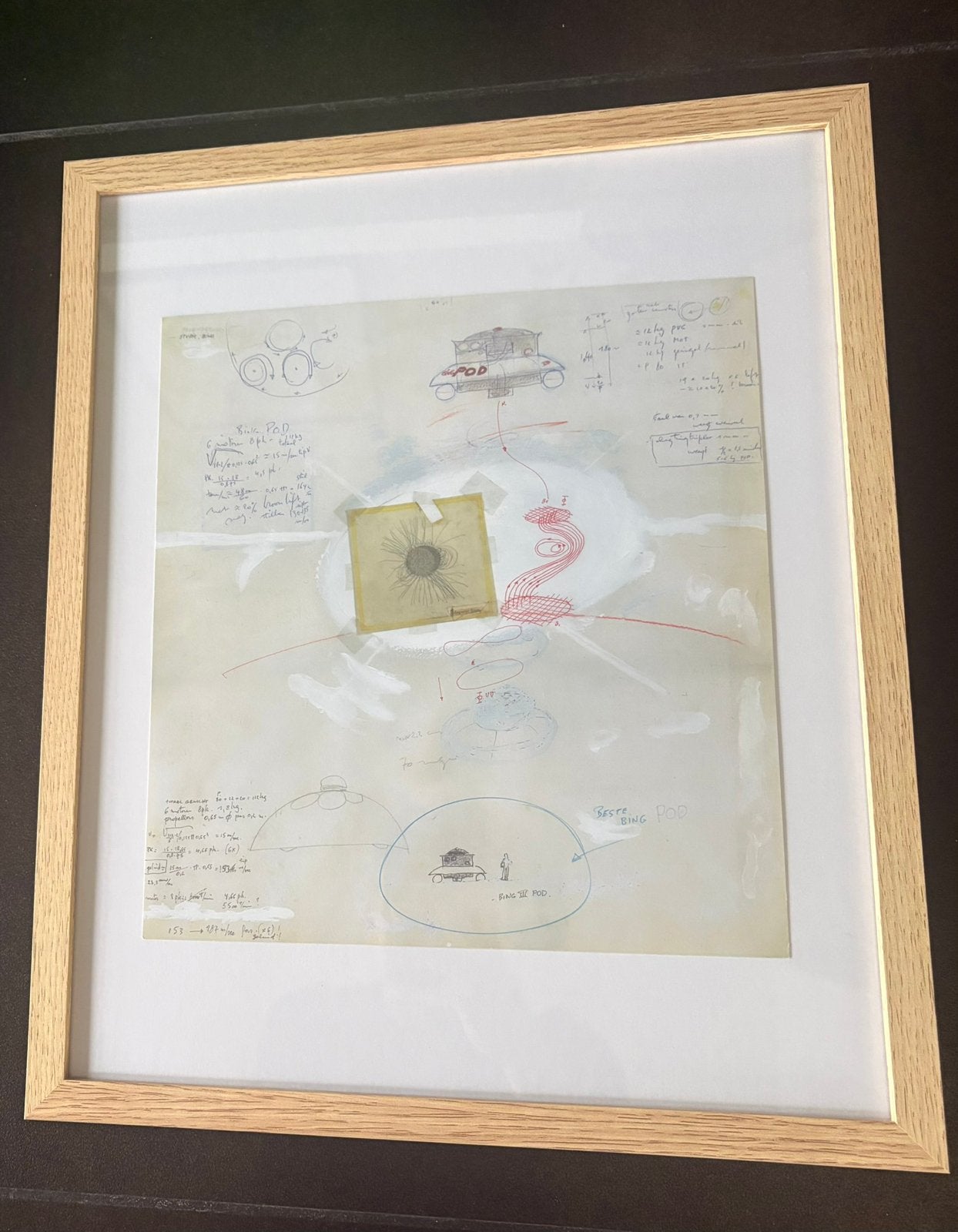 Offset “studie Bing” Uv lak Panamarenko, Antiek en Kunst, Kunst | Overige Kunst, Ophalen of Verzenden