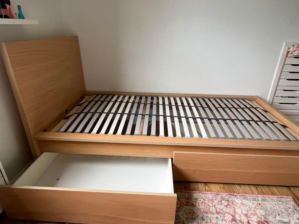 Eénpersoonsbed, 100 cm, Enlèvement, Bois, 210 cm