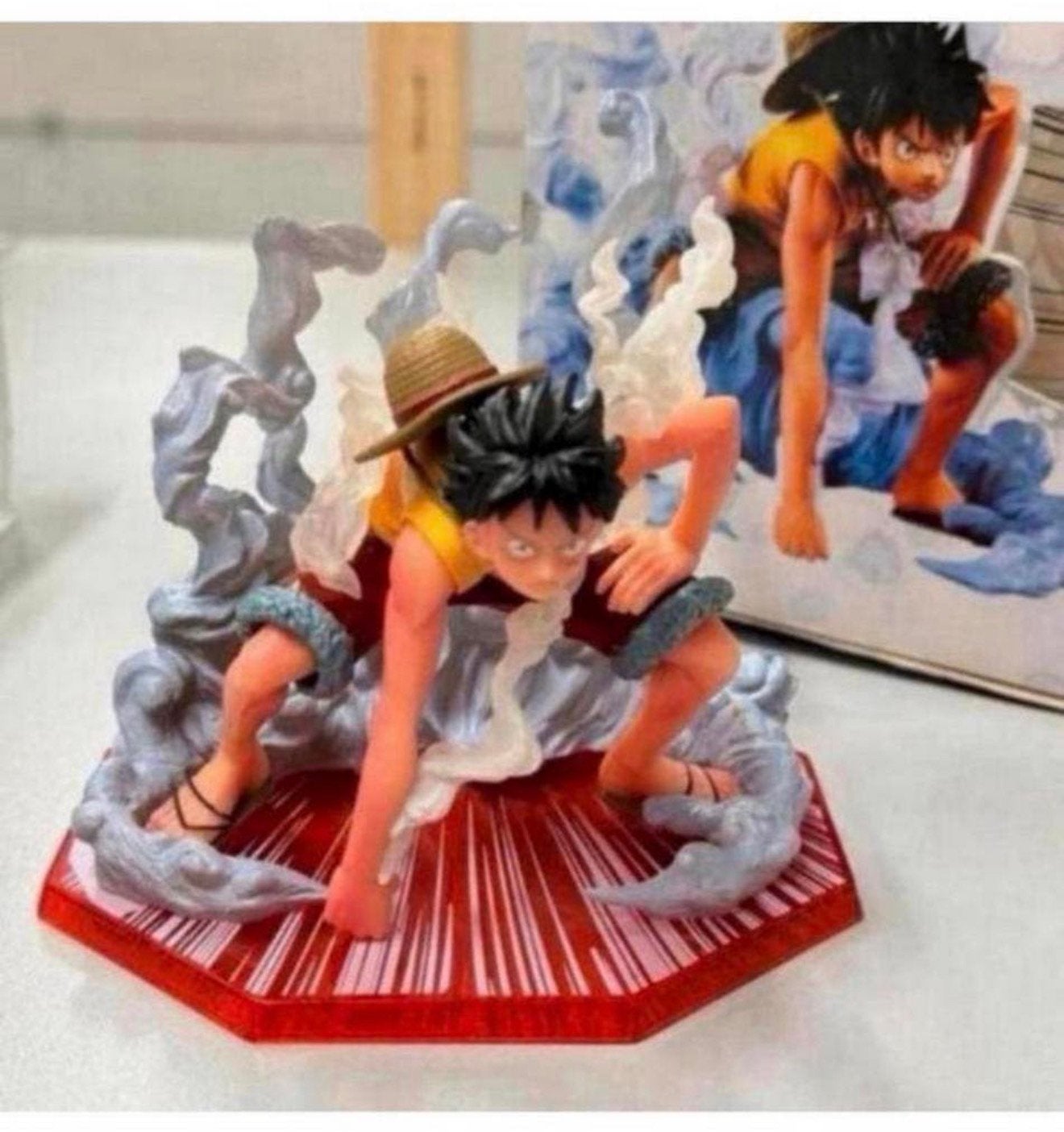 Anime One Piece Monkey D Luffy Gear 2nd Jet Squat Steam, Enlèvement ou Envoi, Neuf