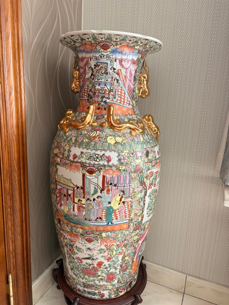 Grote chinese vaas, Antiek en Kunst, Ophalen