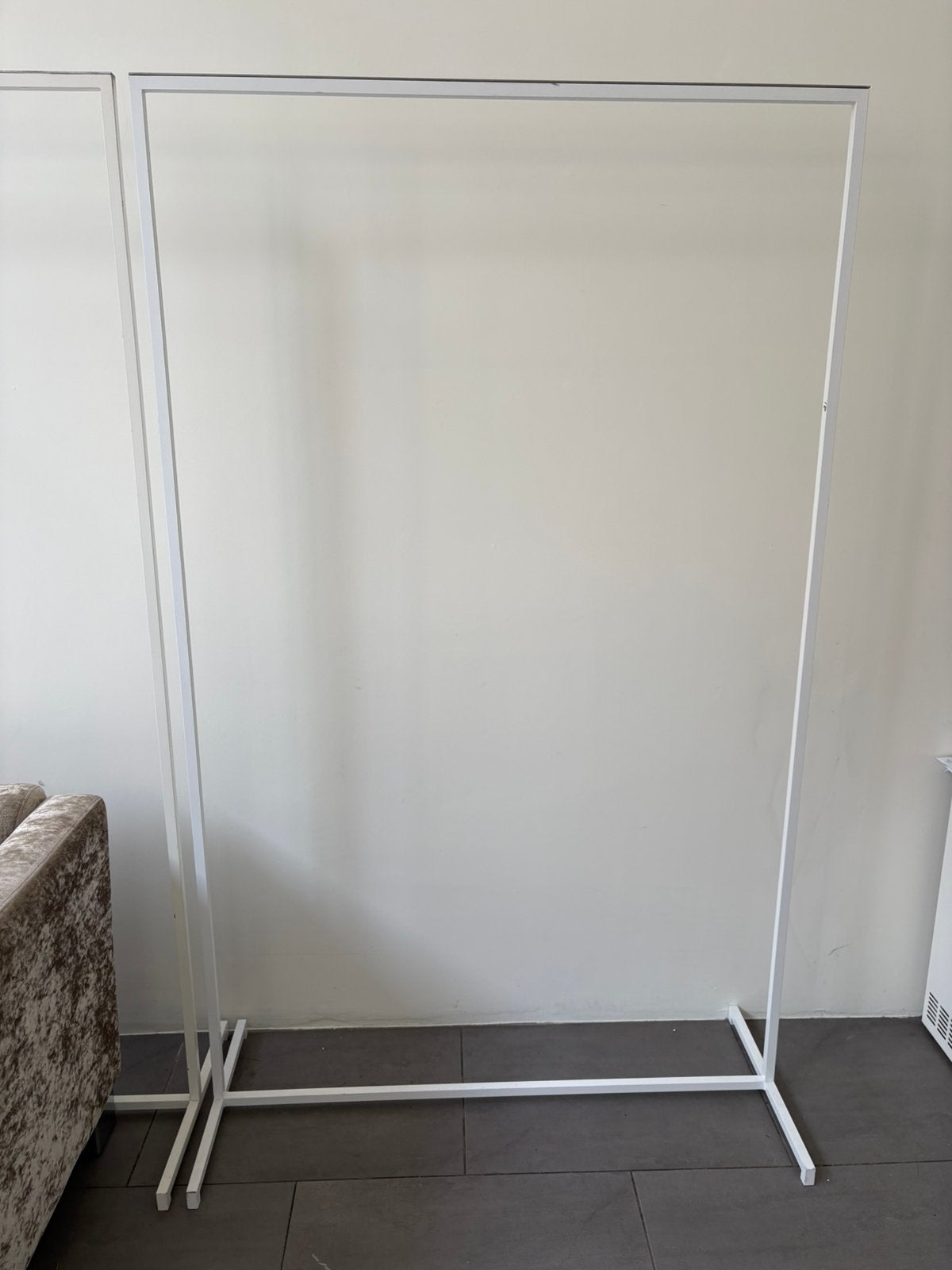 2X Professionele winkel kledingrekken – wit, Kleding | Dames, Ophalen, Zo goed als nieuw