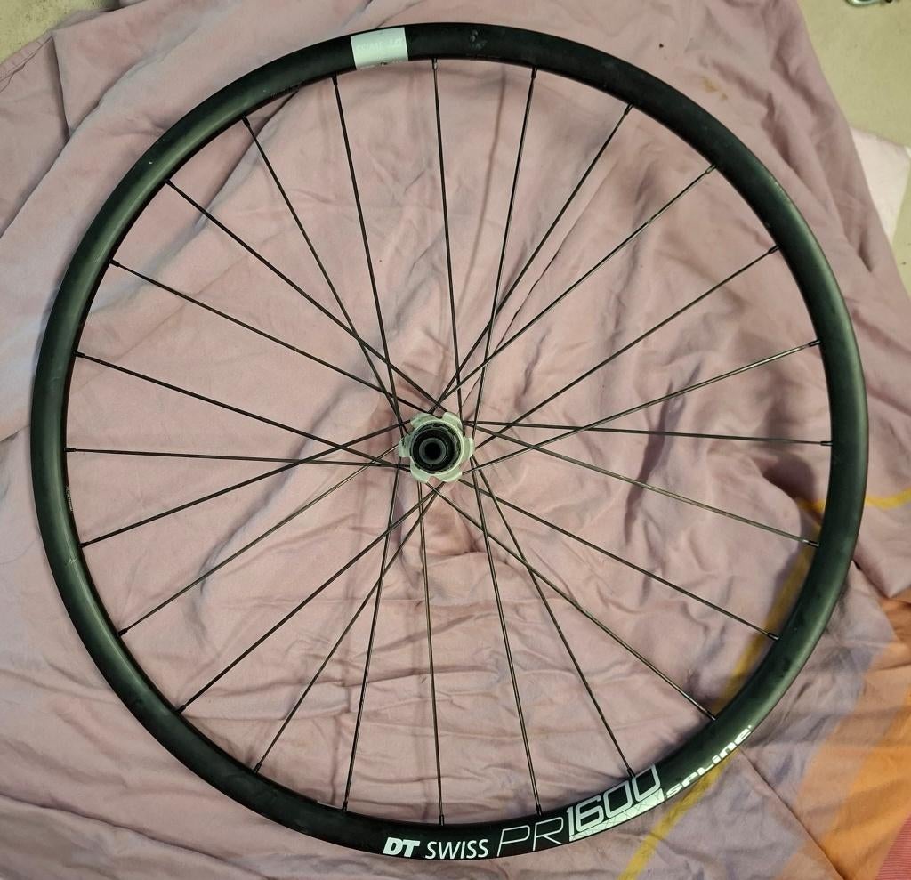 Wielset DT Swiss PR 1600 spline 23 Disc, Fietsen en Brommers, Gebruikt, Racefiets, Aluminium, DT-Swiss