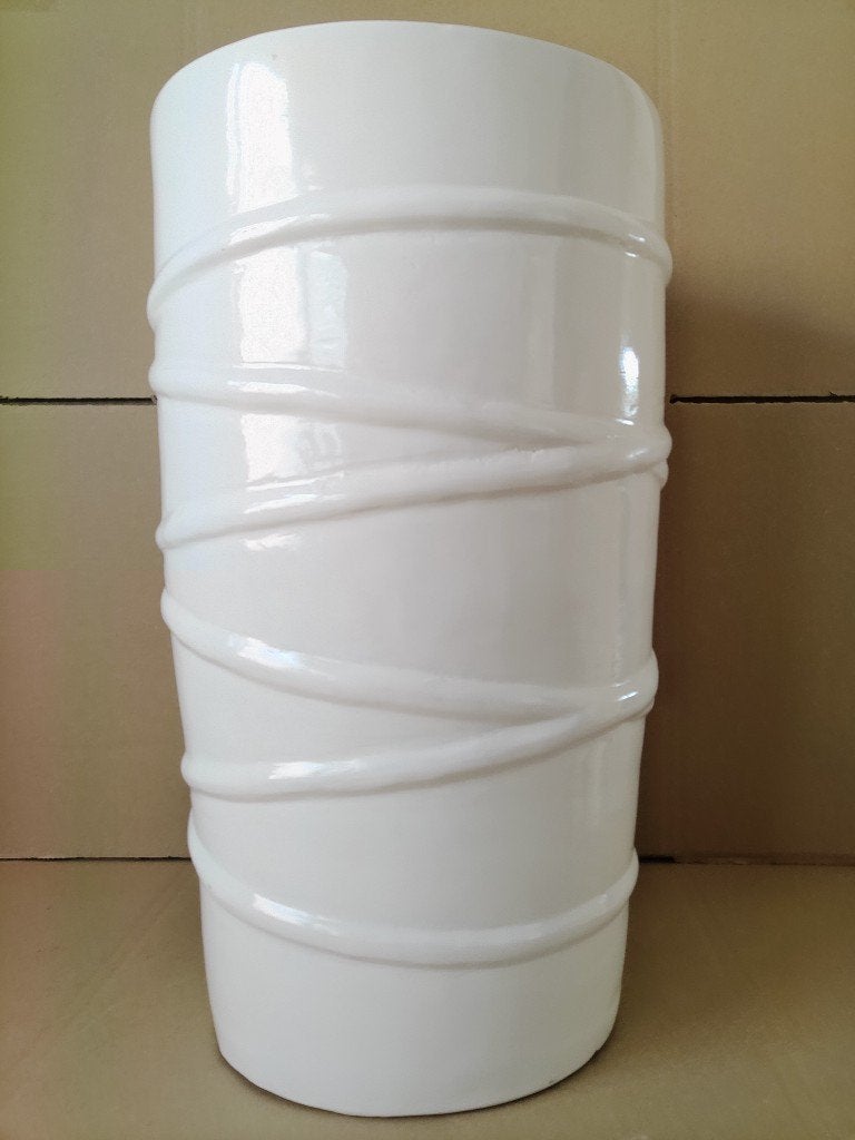 Grote porseleinen paraplubak plantenpot parapluhouder 55cm, Huis en Inrichting, Overige materialen, Gebruikt, Ophalen of Verzenden