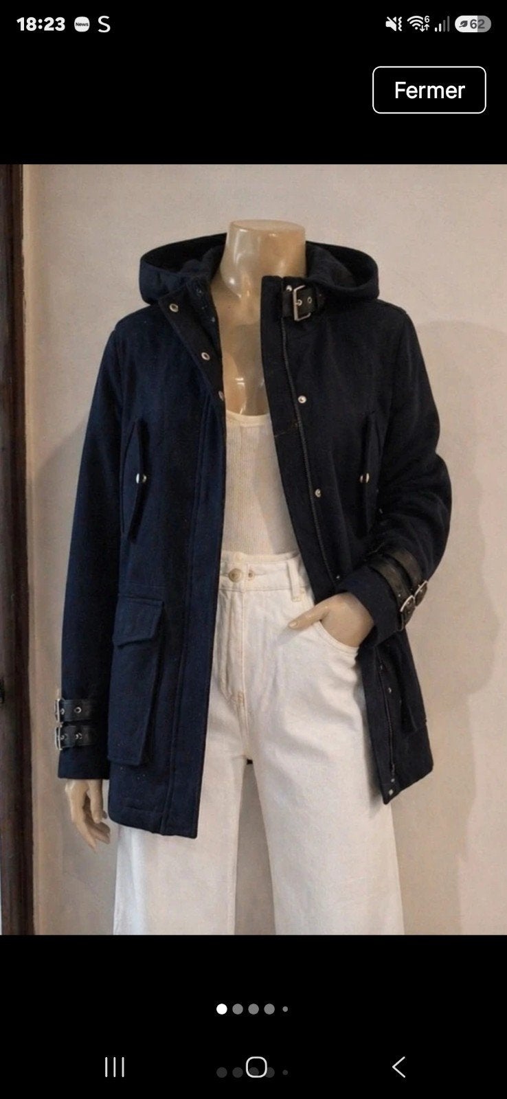 Thé kooples neuf avec étiquette 200 € Couleur Marine, Vêtements | Femmes, Neuf, Taille 38/40 (M), Autres couleurs, Au-dessus du genou