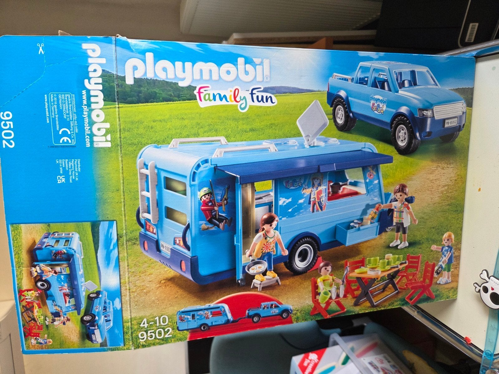 Playmobil camper en jeep, Ophalen