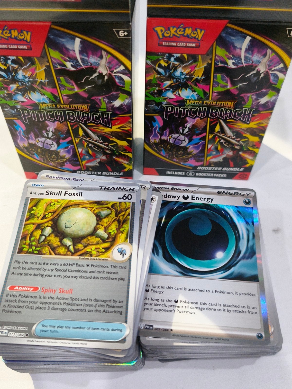 pokemon bulk pitch black 250 stuks, Ophalen, Zo goed als nieuw