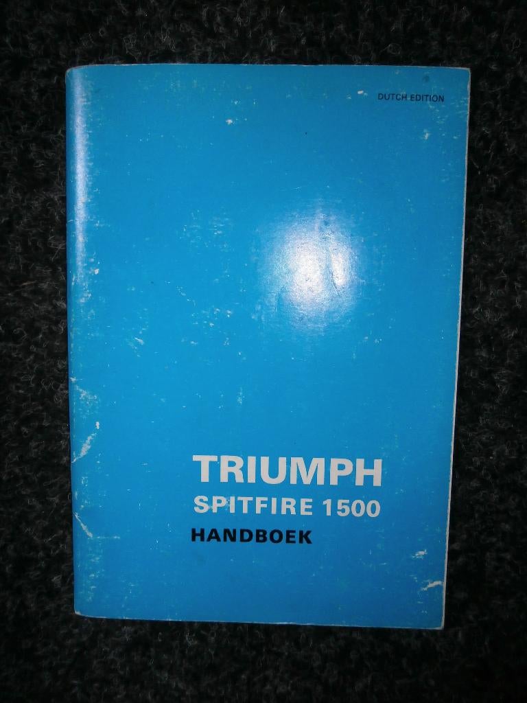 Handboek Triumph Spitfire 1500, Verzenden