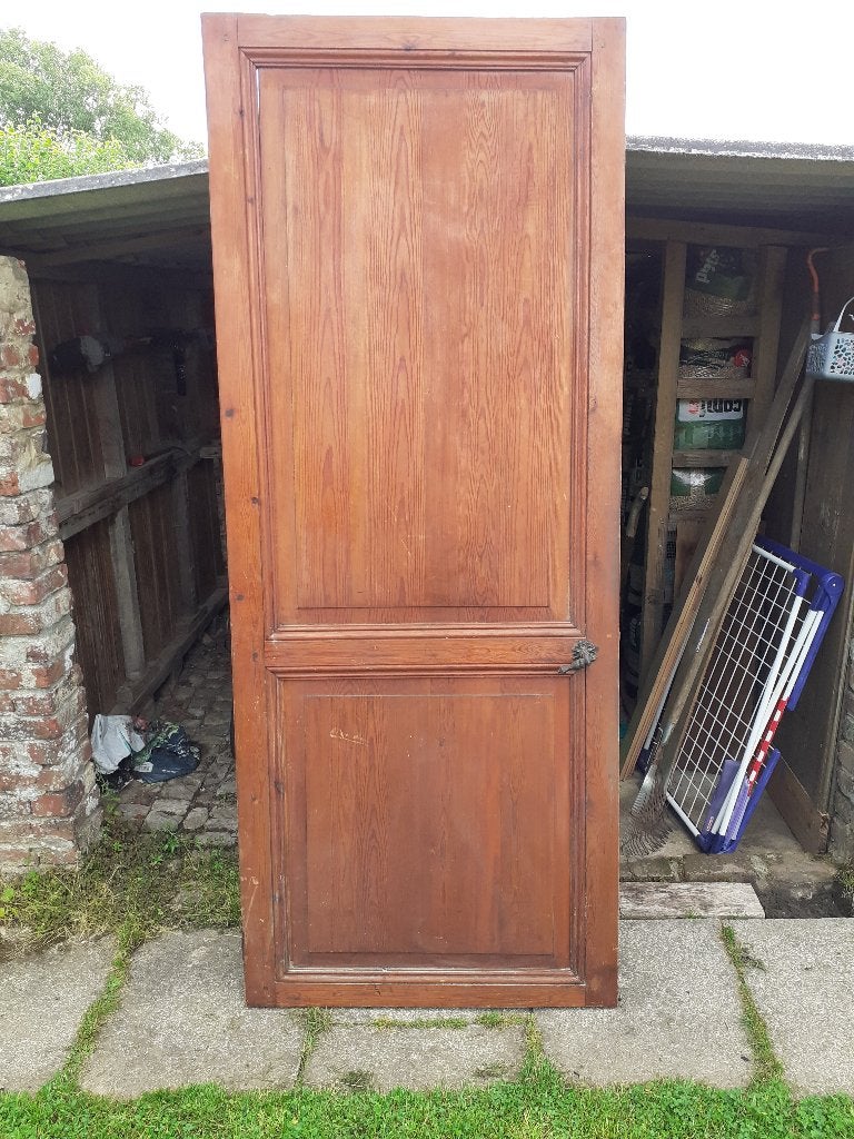 Pitchpin-deur, Zo goed als nieuw, 150 tot 225 cm, Hout, Ophalen