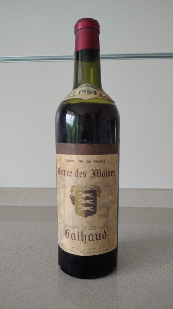 Objet de collection : Cuvée des Moines, Enlèvement, France, Vin rouge