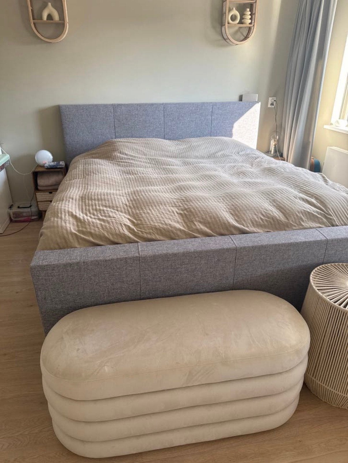 Boxspring 180x200, Huis en Inrichting, Slaapkamer | Complete slaapkamers, Ophalen, Zo goed als nieuw