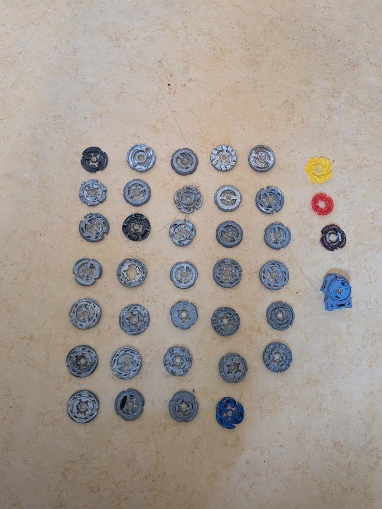 Set Beyblades, Ophalen of Verzenden, Gebruikt
