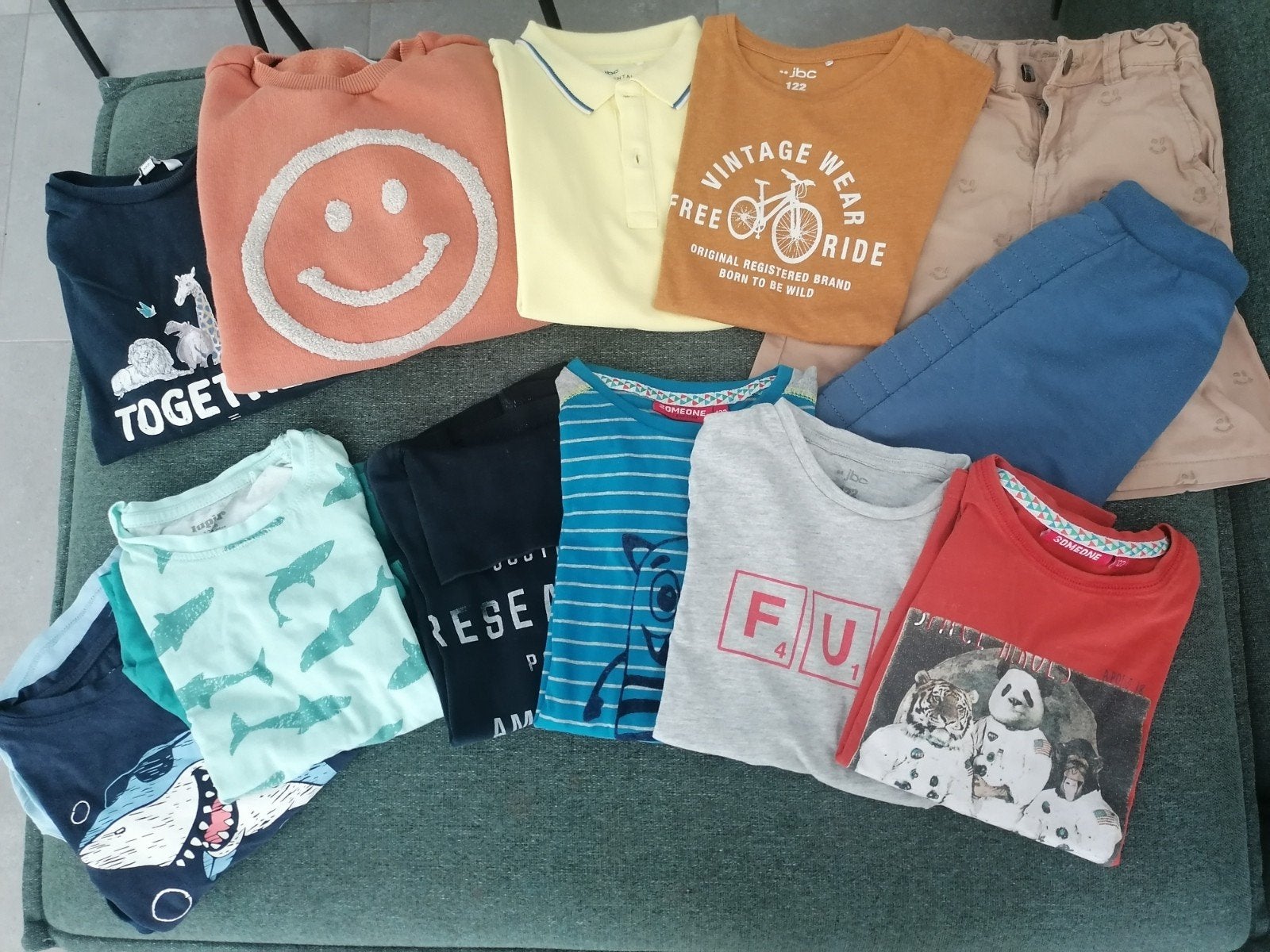 Pack de garçons : 12 pièces, taille 122, Enlèvement ou Envoi, Utilisé, Autres tailles