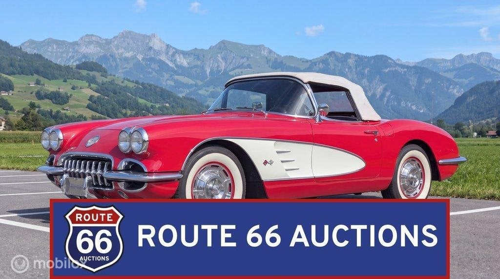 Chevrolet Corvette C1 | 1960 | Route 66 Auctions, Autos, Achat, Entreprise, Chevrolet, Boîte manuelle