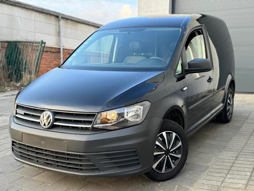 VW CADDY 1.4 TGI CNG+BENZINE 2020 GARANTIE 82000 KM ADNROID, Autos, Cuir, Euro 6, Entreprise, 2 places
