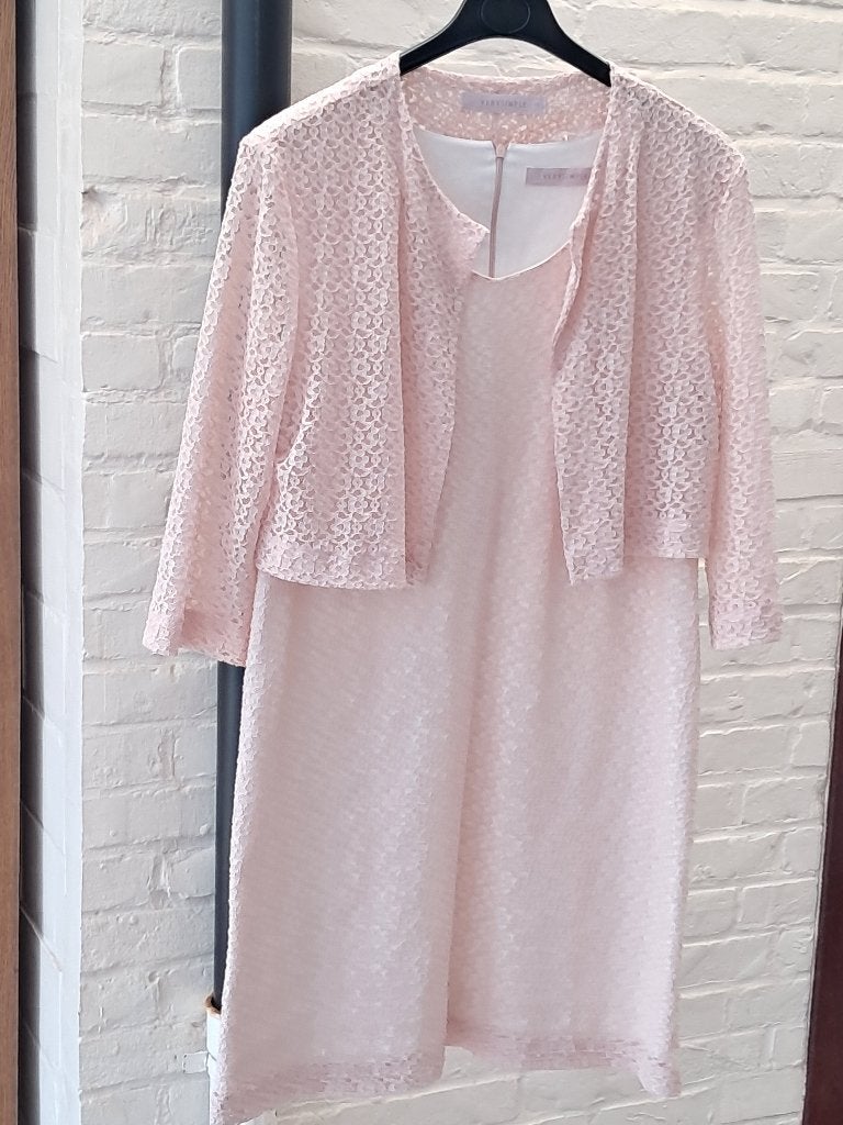 ensemble zomerkleed met jas, Kleding | Dames, Ophalen, Maat 46/48 (XL) of groter, Roze